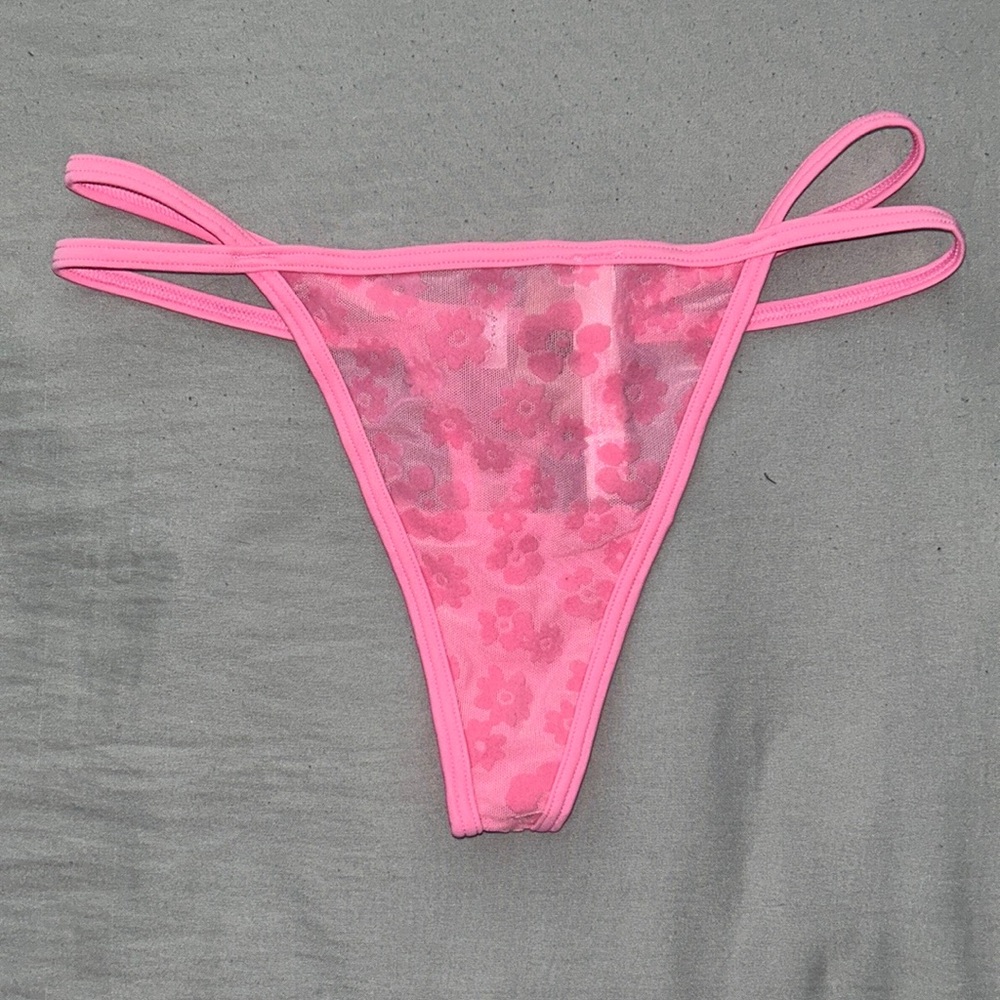 Victoria’s Secret pink thong